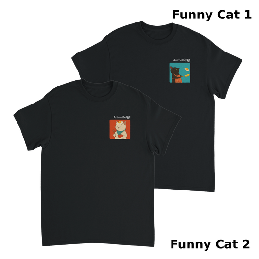 2 T-shirts | Funny Cats