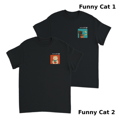 2 T-shirts | Funny Cats